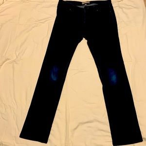 Banana Republic Factory Straight Leg Dark Denim Jeans